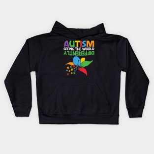 Autism Seeing The World Differently Kids Hoodie